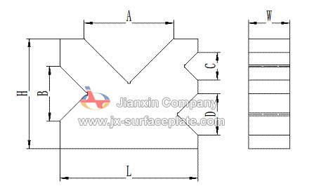 Cast iron plain V-blocks